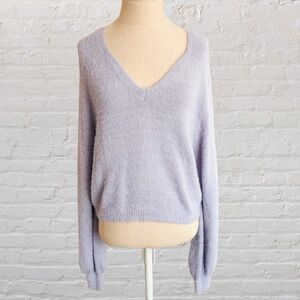 Rue 21 Fuzzy Lavender Sweater